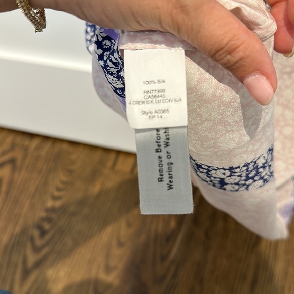 100% silk jcrew top - Picture 4 of 5